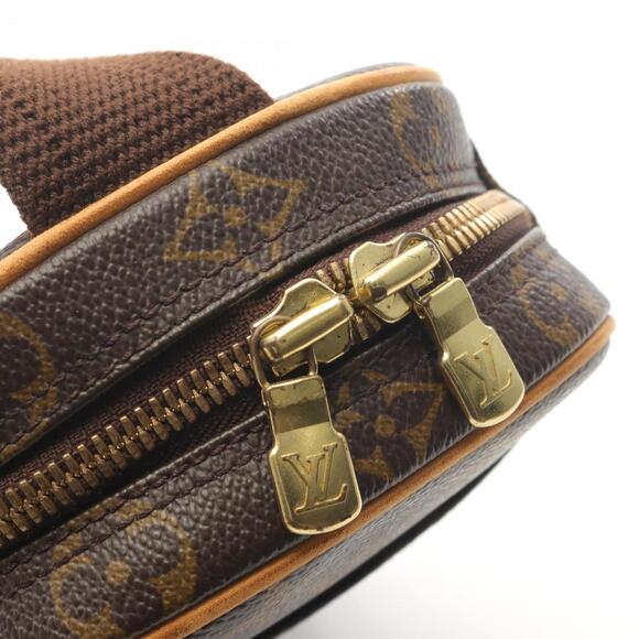 LOUIS VUITTON Brown Monogram Leather Pochette Fanny Pack - Picture 9 of 10